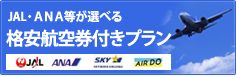 格安航空券付きプラン